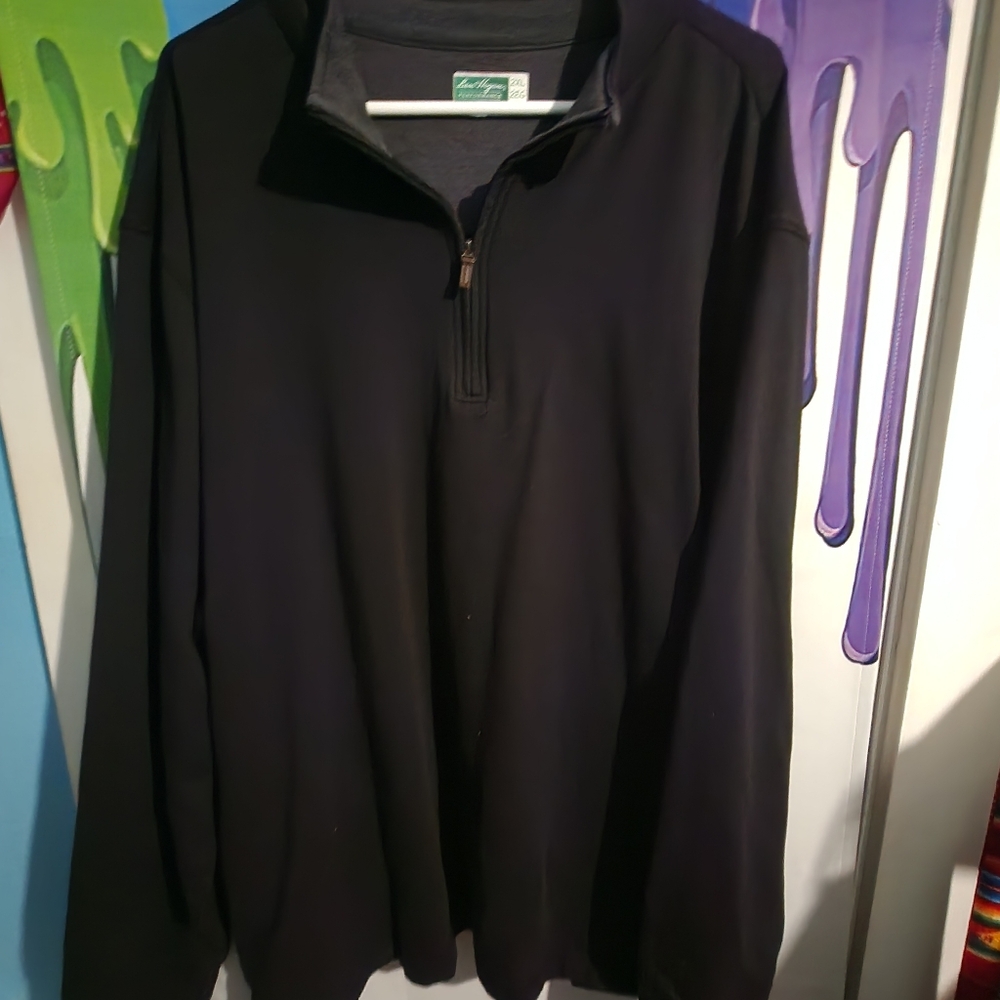 XXL, Ben Hogan, Mens Black Quarter-Zip Pullover